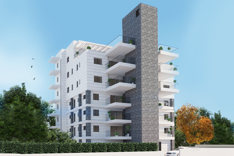 הדמייה של בניין הנבנה ע״י החברה - קרן היסוד 15
